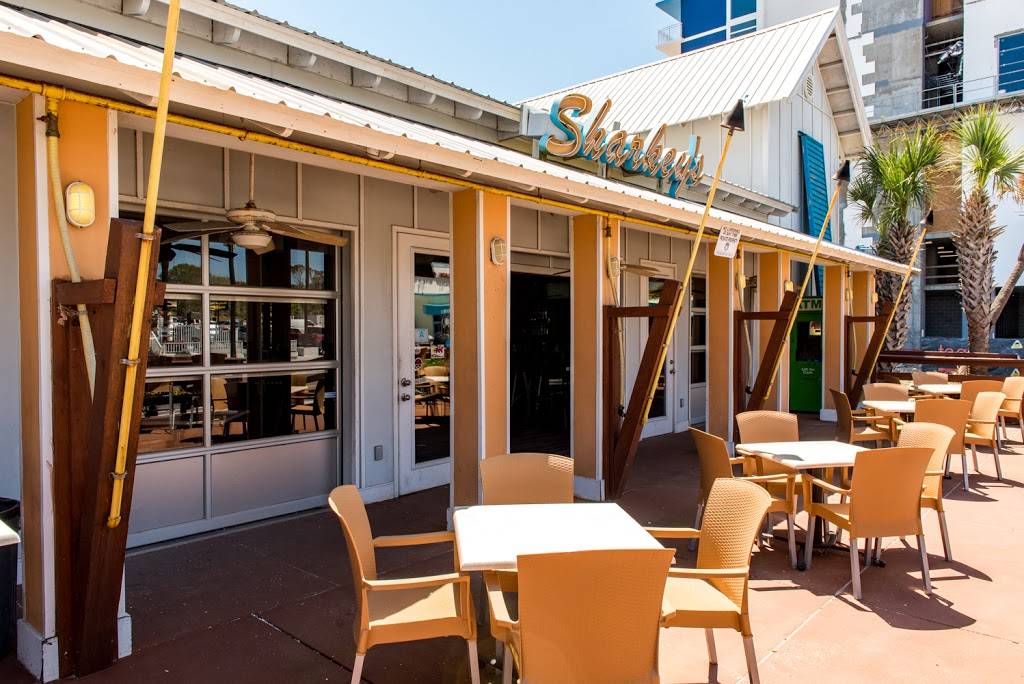Sharkey's patio area